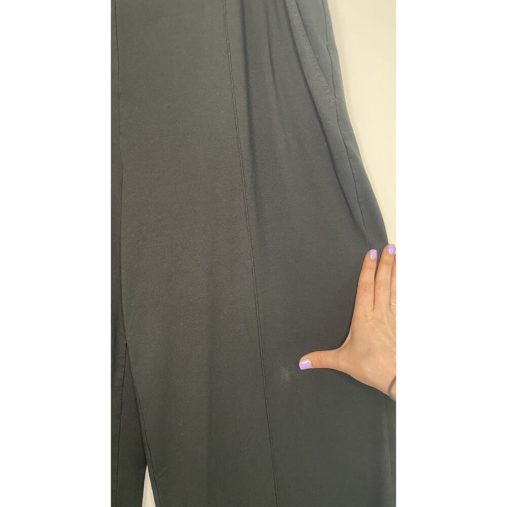 J Jill Seamed Full Leg Wide Pants Wearever Collection Capsule Pull On Black XL - Picture 6 of 11